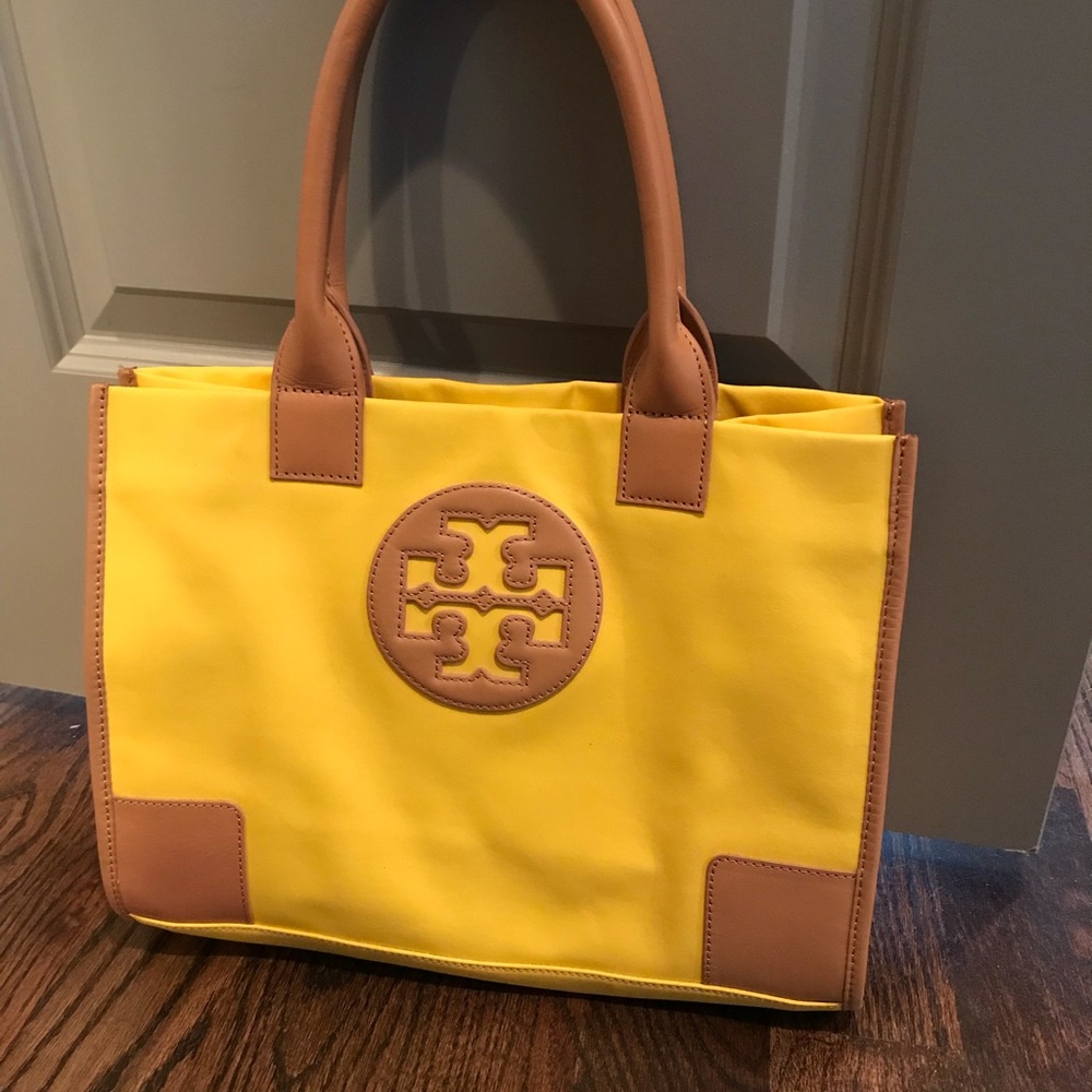 Tory Burch Mini Ella Tote - yellow